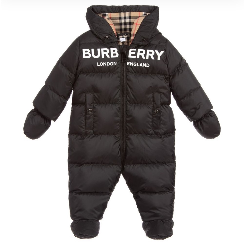 Infant Burberry snowsuit